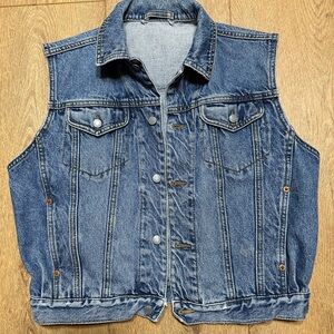 Vintage Esprit Blue Denim Vest